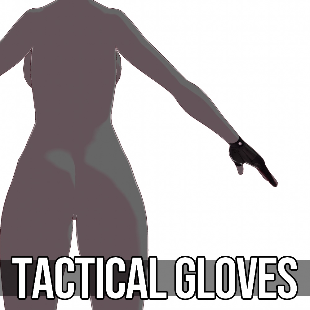 VRoid用 タクティカルグローブ - Tactical Gloves