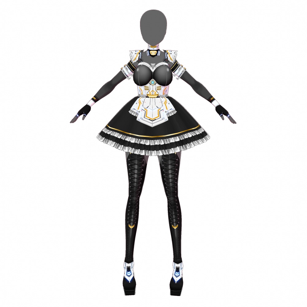 VRoid用 サイバーアーマー 第二世代 射手 - Cyber Armor 2nd GEN. "Gunslinger"