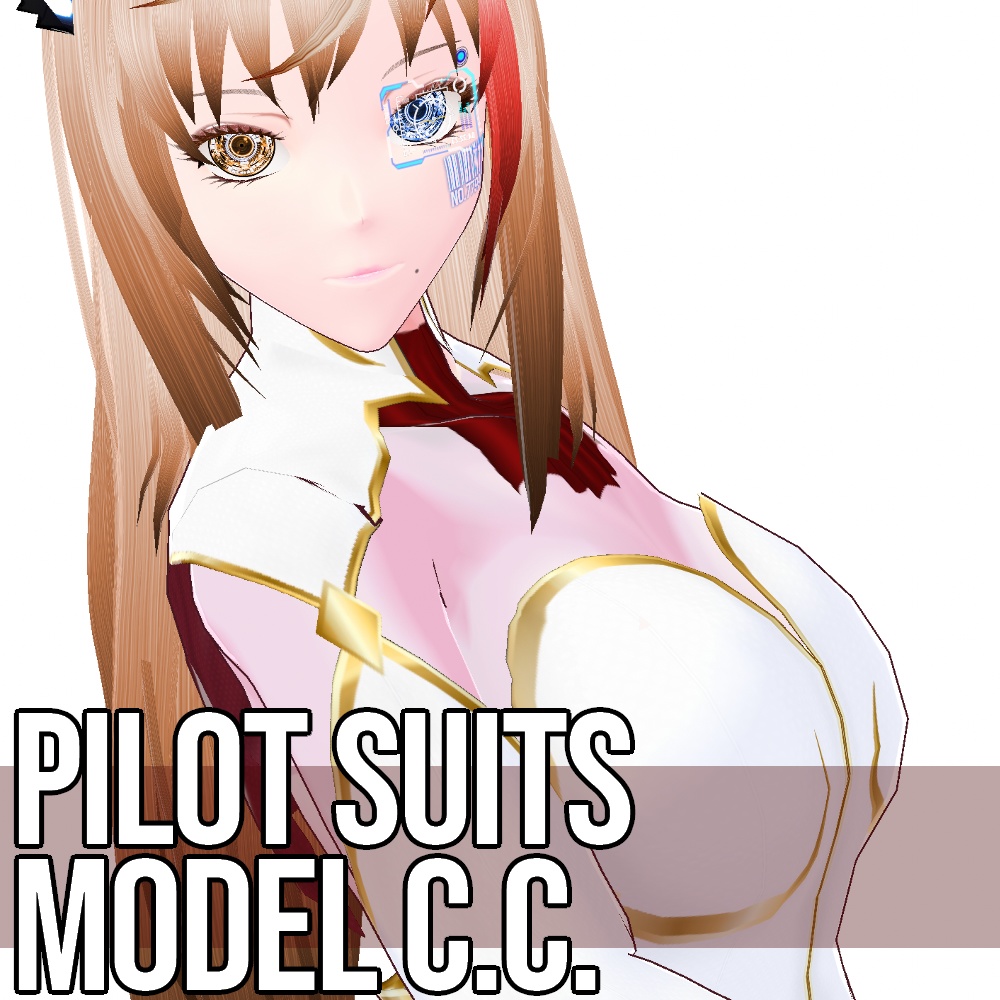 【旧作無料!】VRoid用 パイロットスーツ Model C.C. - Pilot Suits Model C.C.