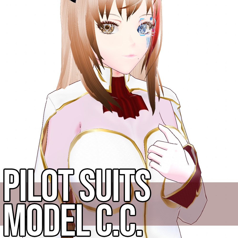 【旧作無料!】VRoid用 パイロットスーツ Model C.C. - Pilot Suits Model C.C.