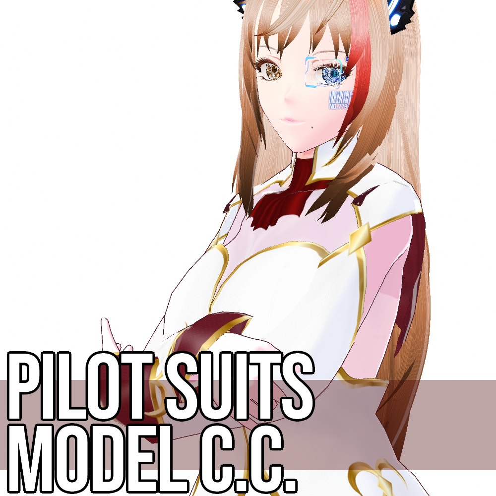 【旧作無料!】VRoid用 パイロットスーツ Model C.C. - Pilot Suits Model C.C.