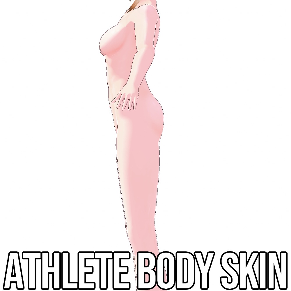VRoid用 6色展開 アスリート風肌テクスチャ - Athlete Body Skin