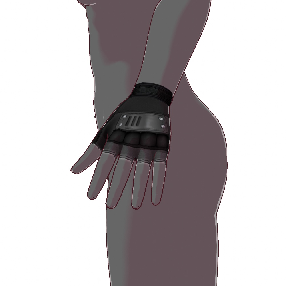 VRoid用 タクティカルグローブ デザイン2 - Tactical Gloves Design2