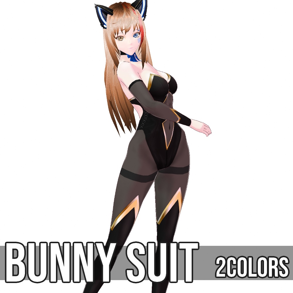 VRoid用 2色展開 バニースーツ - Bunny Suit 2Colors