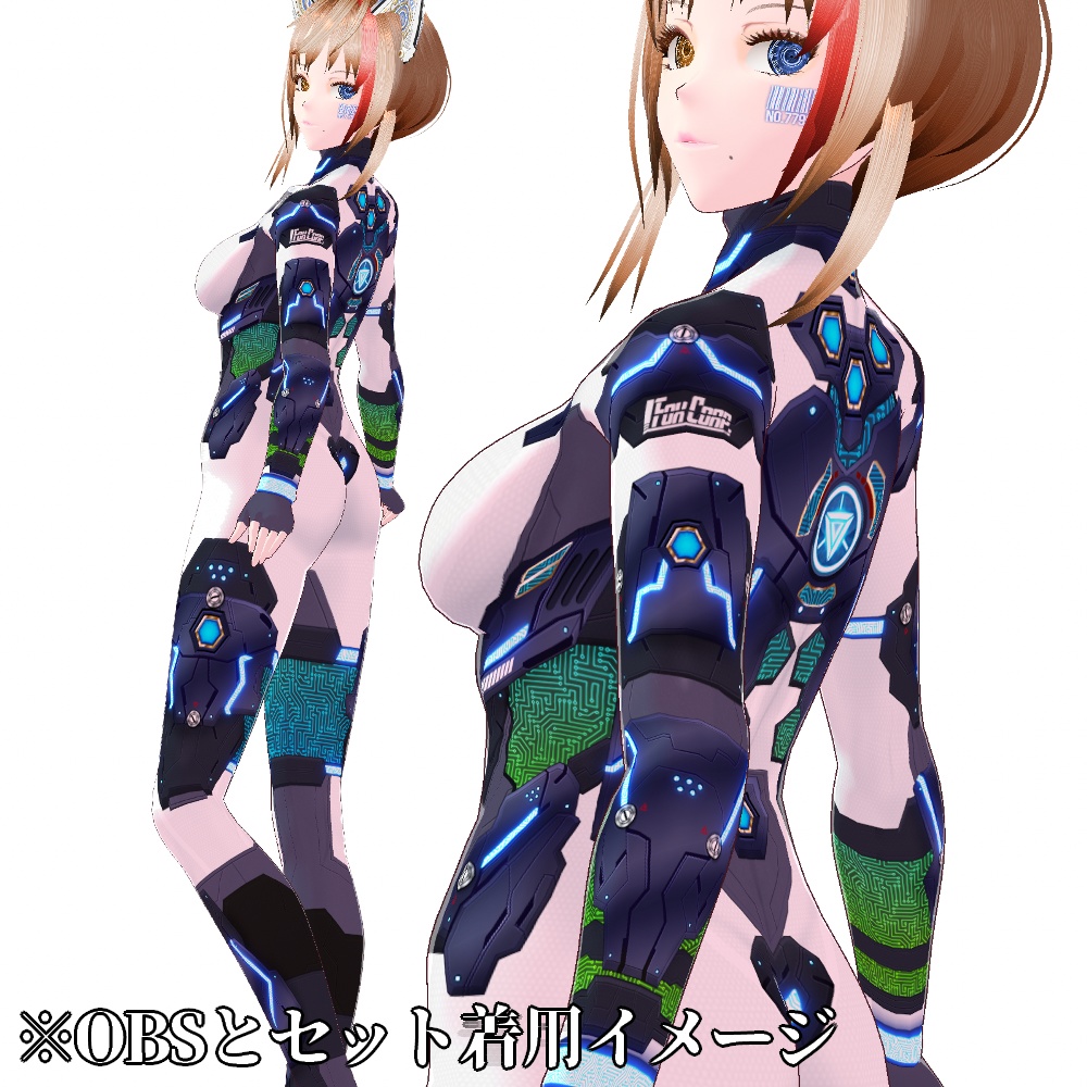 VRoid用 サイバーアーマー第2世代 "Vorspiel" - Cyber Armor 2nd GEN. "Vorspiel"