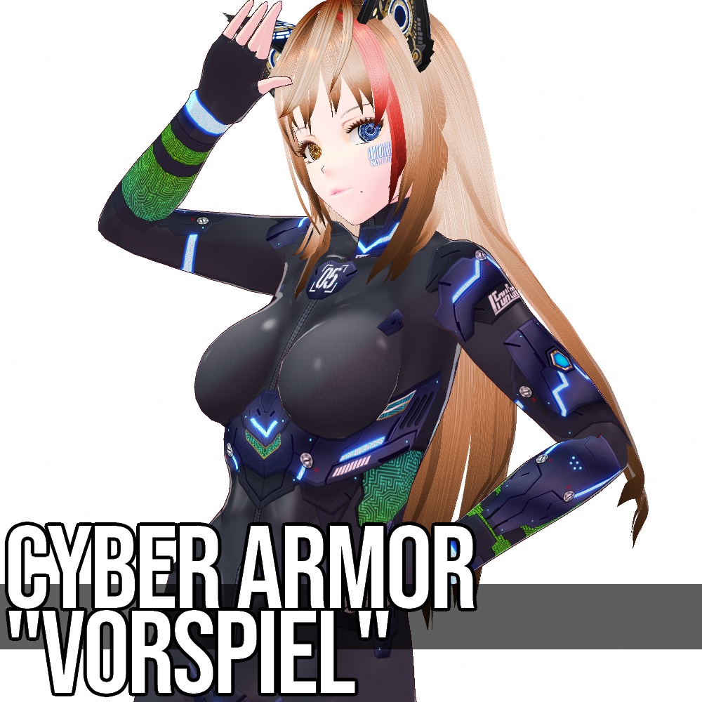 VRoid用 サイバーアーマー第2世代 "Vorspiel" - Cyber Armor 2nd GEN. "Vorspiel"