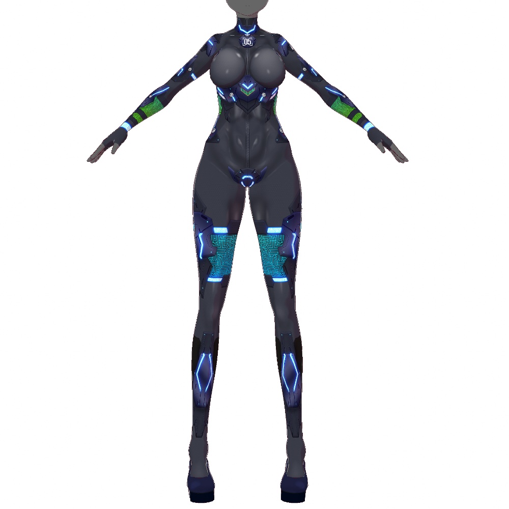 VRoid用 サイバーアーマー第2世代 "Vorspiel" - Cyber Armor 2nd GEN. "Vorspiel"