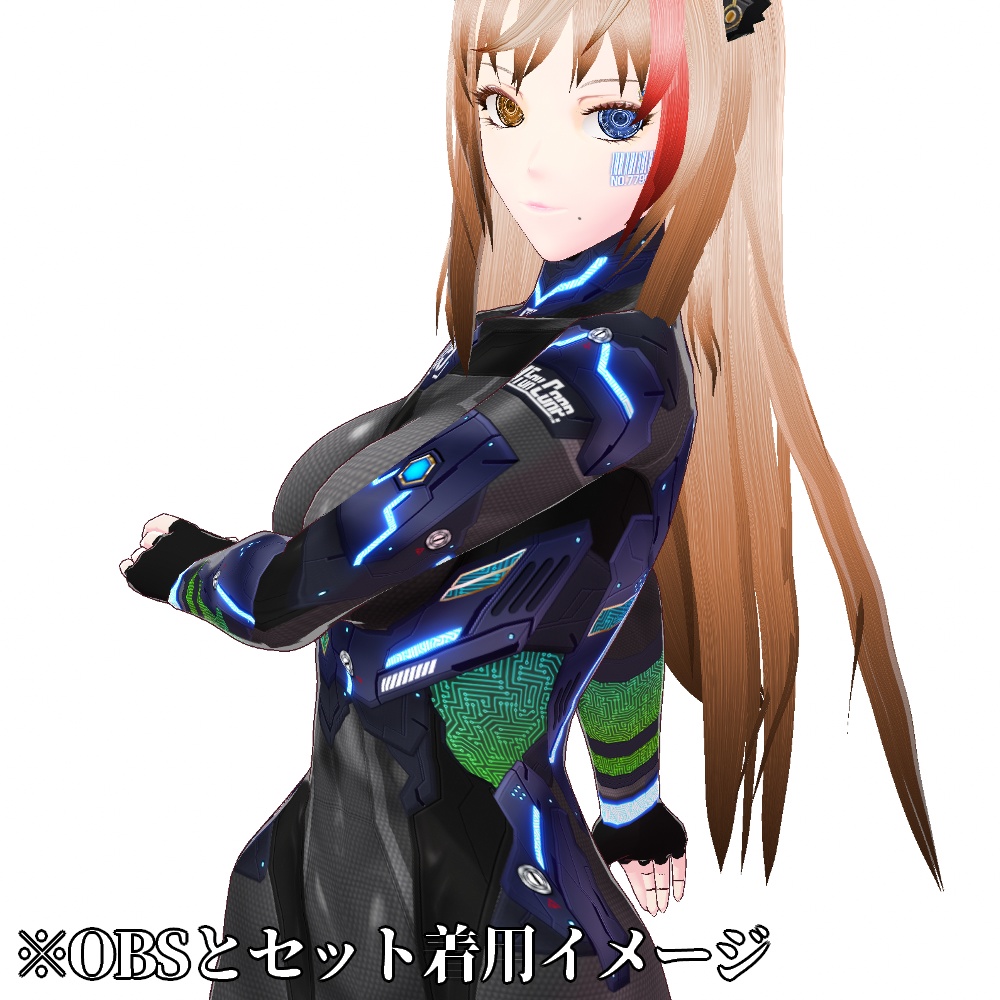 VRoid用 サイバーアーマー第2世代 "Vorspiel" - Cyber Armor 2nd GEN. "Vorspiel"