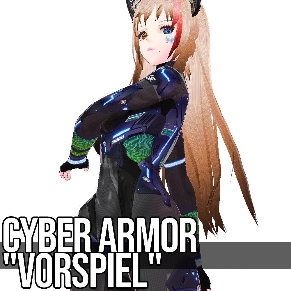 VRoid用 サイバーアーマー第2世代 "Vorspiel" - Cyber Armor 2nd GEN. "Vorspiel"