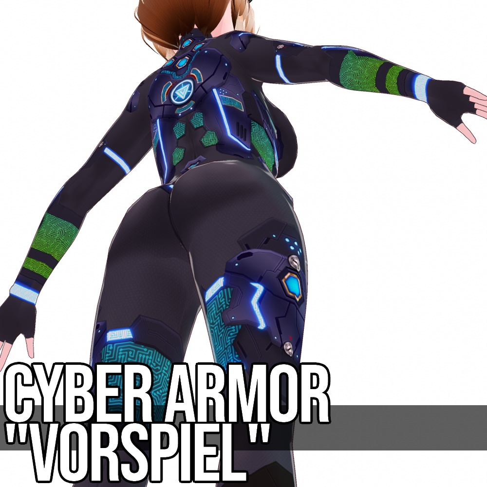 VRoid用 サイバーアーマー第2世代 "Vorspiel" - Cyber Armor 2nd GEN. "Vorspiel"