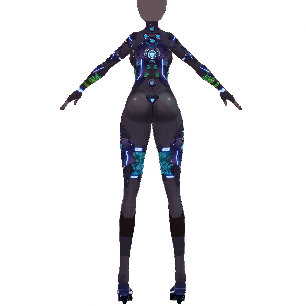 VRoid用 サイバーアーマー第2世代 "Vorspiel" - Cyber Armor 2nd GEN. "Vorspiel"