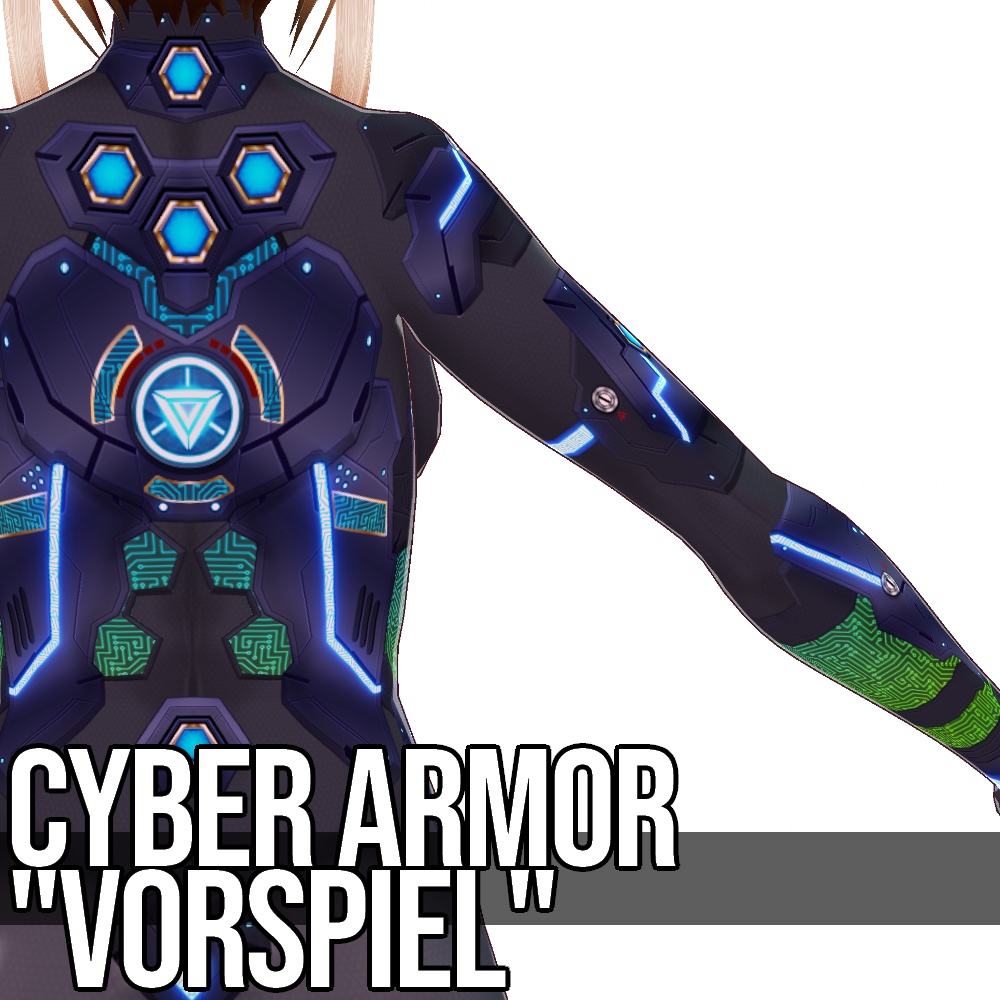 VRoid用 サイバーアーマー第2世代 "Vorspiel" - Cyber Armor 2nd GEN. "Vorspiel"
