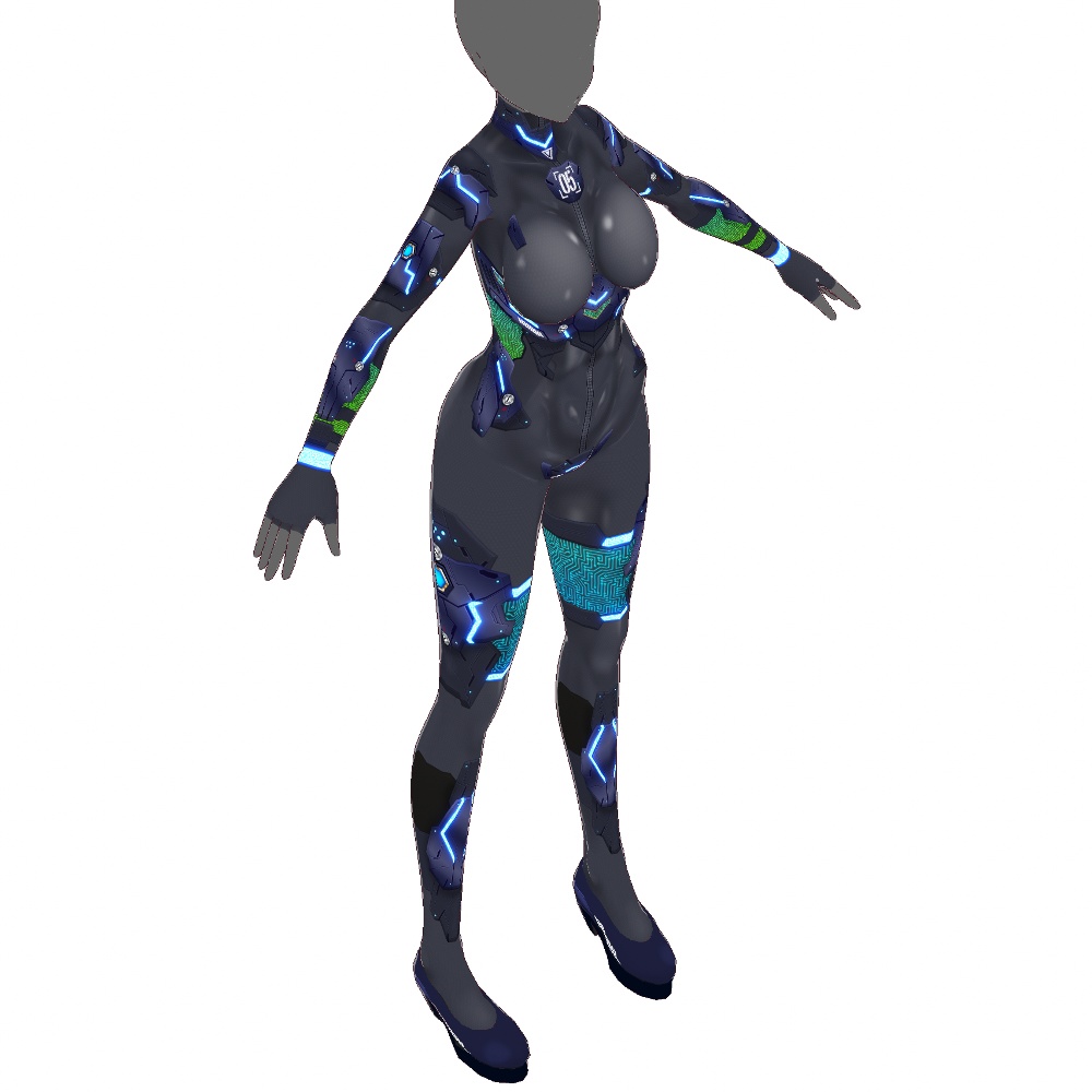 VRoid用 サイバーアーマー第2世代 "Vorspiel" - Cyber Armor 2nd GEN. "Vorspiel"