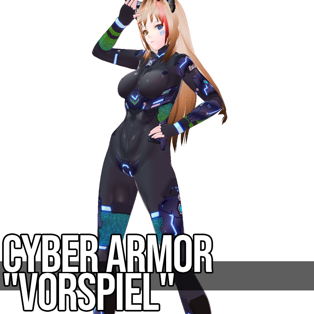 VRoid用 サイバーアーマー第2世代 "Vorspiel" - Cyber Armor 2nd GEN. "Vorspiel"
