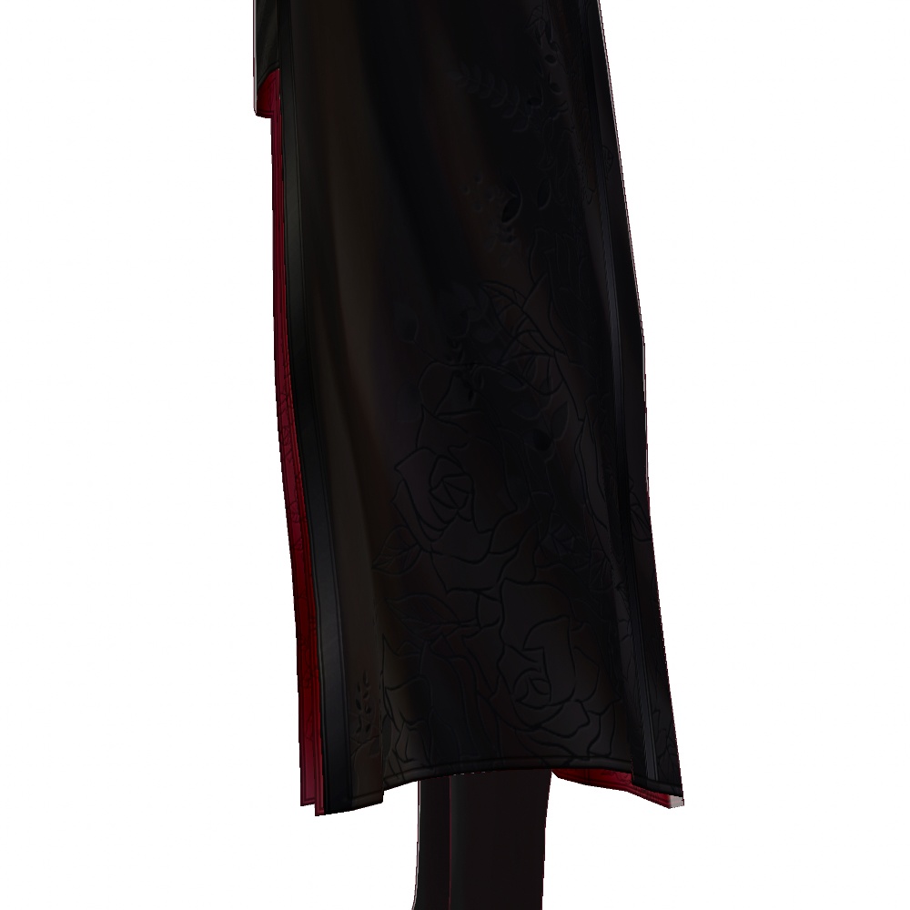 VRoid用 ロングドレス "いばら姫" - Long Dress "Thorn Princess"