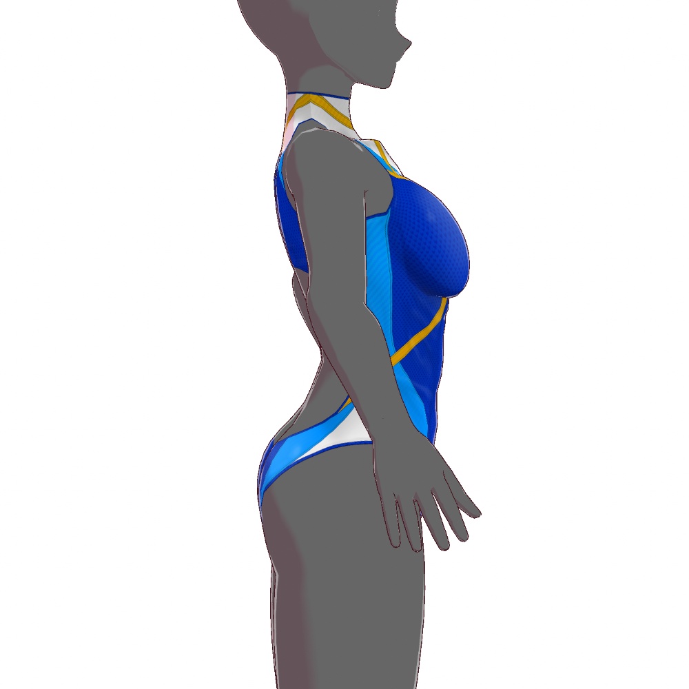 VRoid用 5色展開 競泳水着 デザイン2 - Competition Swimsuits Design 2 5Colors