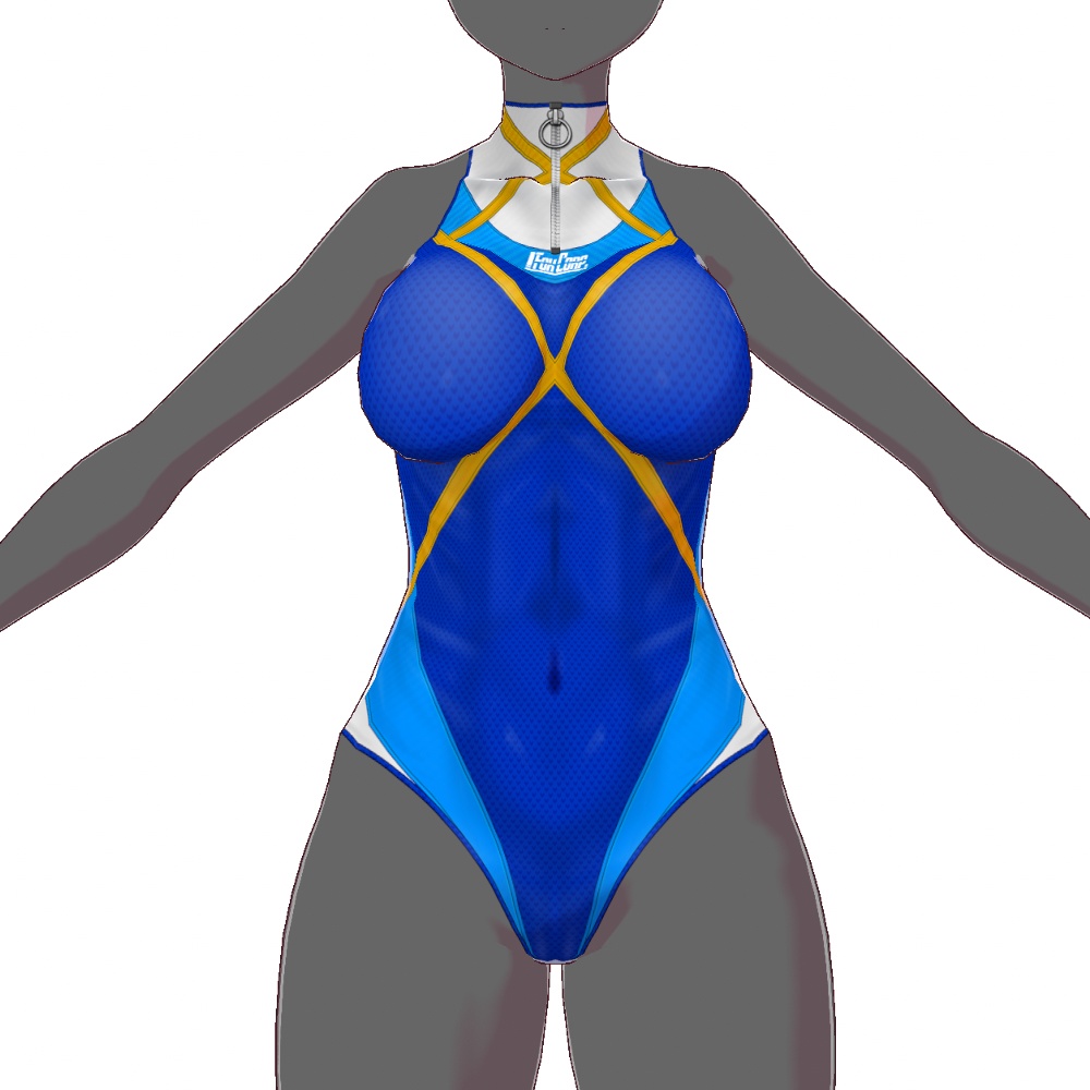 VRoid用 5色展開 競泳水着 デザイン2 - Competition Swimsuits Design 2 5Colors