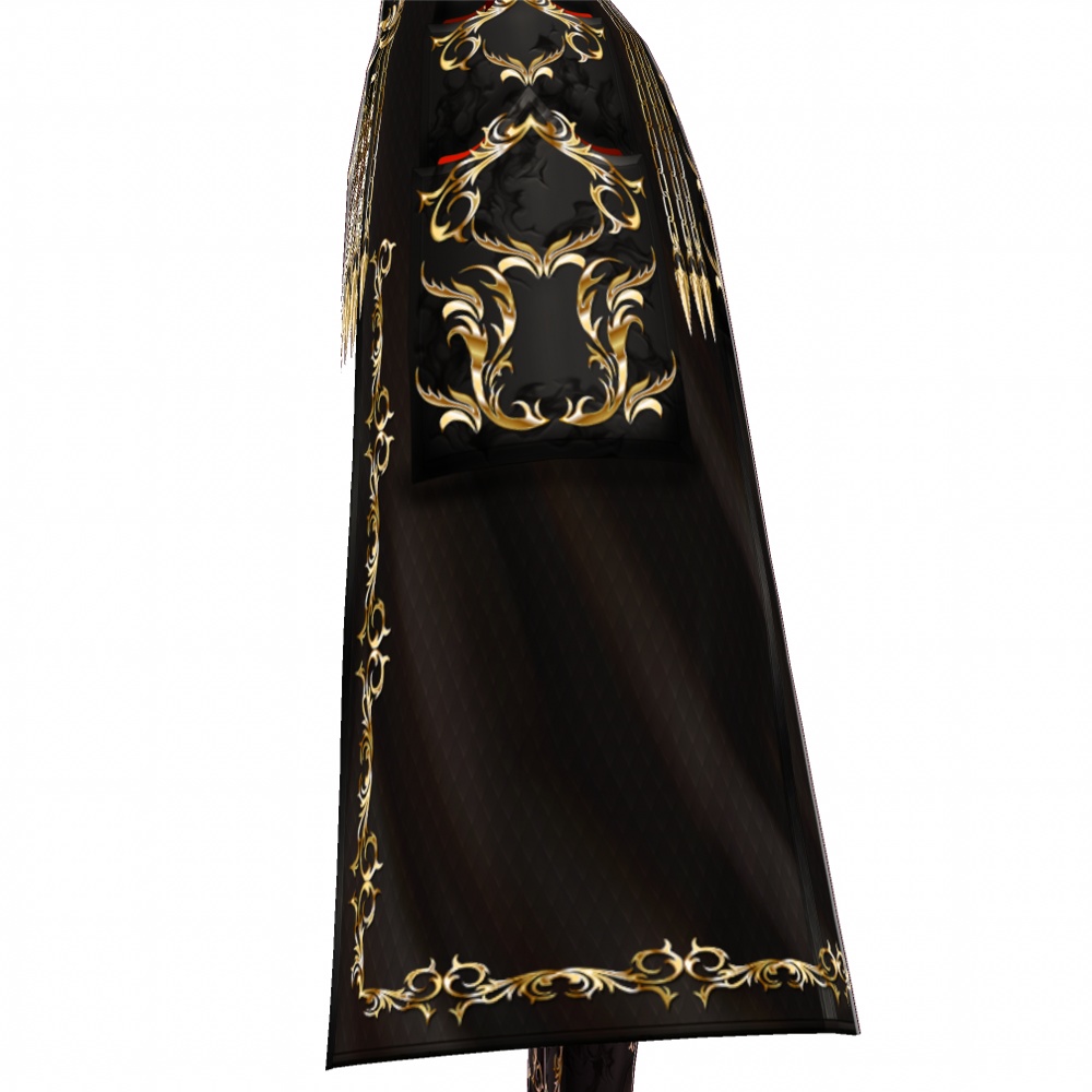 VRoid用 ドレスアーマー 龍姫 - Dress Armor "Black Dragoon"