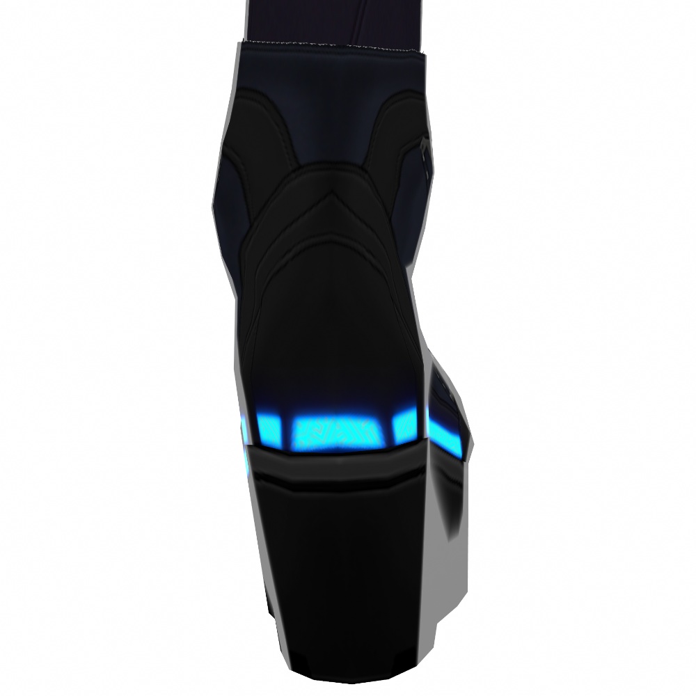 VRoid用 4色展開 サイバーブーツ2 - Cyber Boots Design2 4Colors