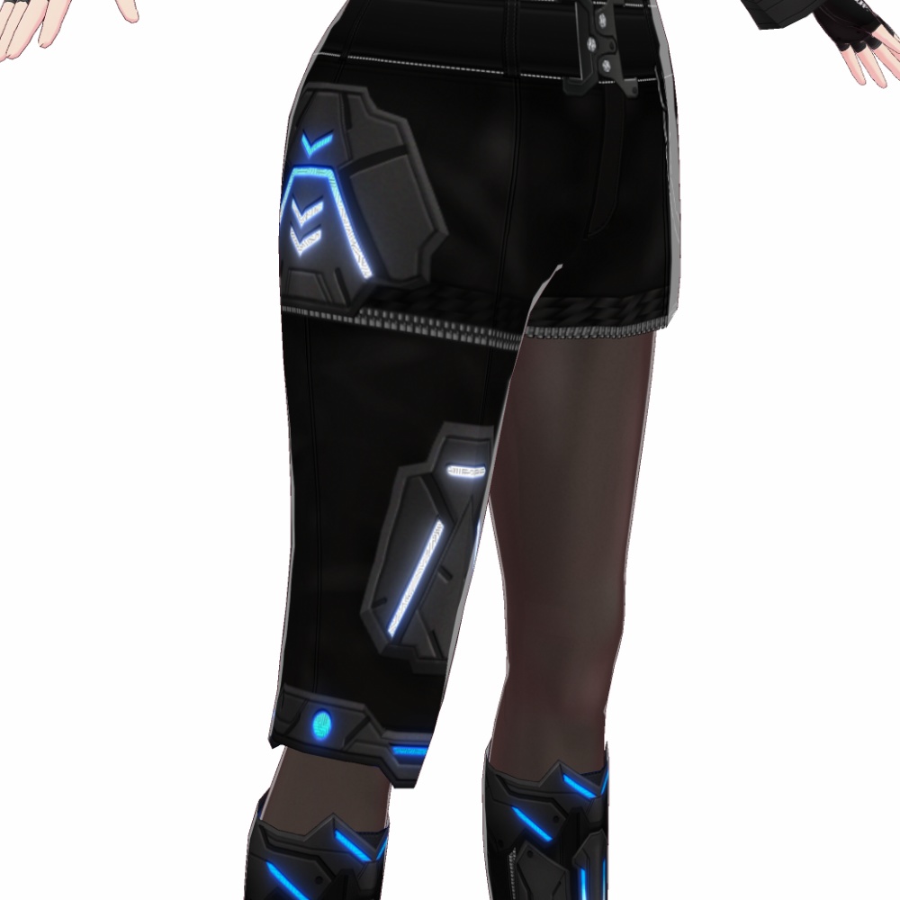 VRoid用 4色展開 サイバージャケット "G.H.O.S.T." - Cyber Jacket "G.H.O.S.T." 4Colors