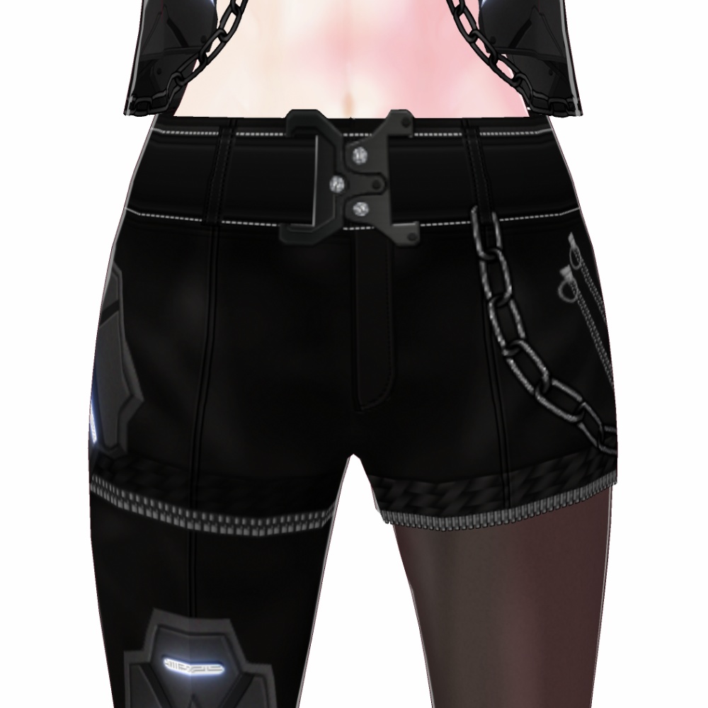 VRoid用 4色展開 サイバージャケット "G.H.O.S.T." - Cyber Jacket "G.H.O.S.T." 4Colors