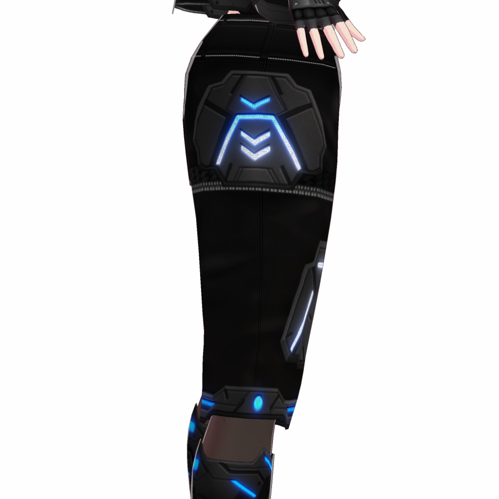 VRoid用 4色展開 サイバージャケット "G.H.O.S.T." - Cyber Jacket "G.H.O.S.T." 4Colors