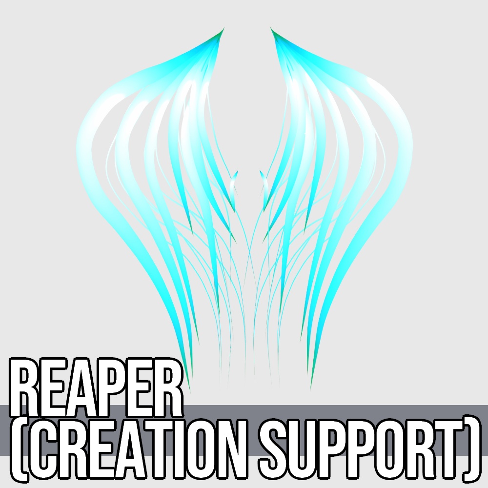 VRoid用 6色展開 無料版あり 天使・悪魔の翼 - Angel/Daemon Wings 6Colors