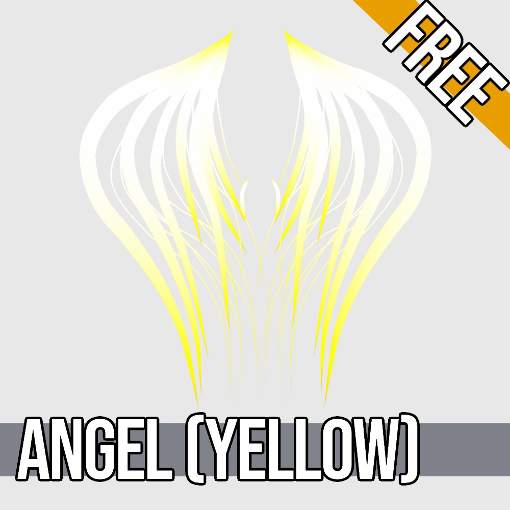 VRoid用 6色展開 無料版あり 天使・悪魔の翼 - Angel/Daemon Wings 6Colors