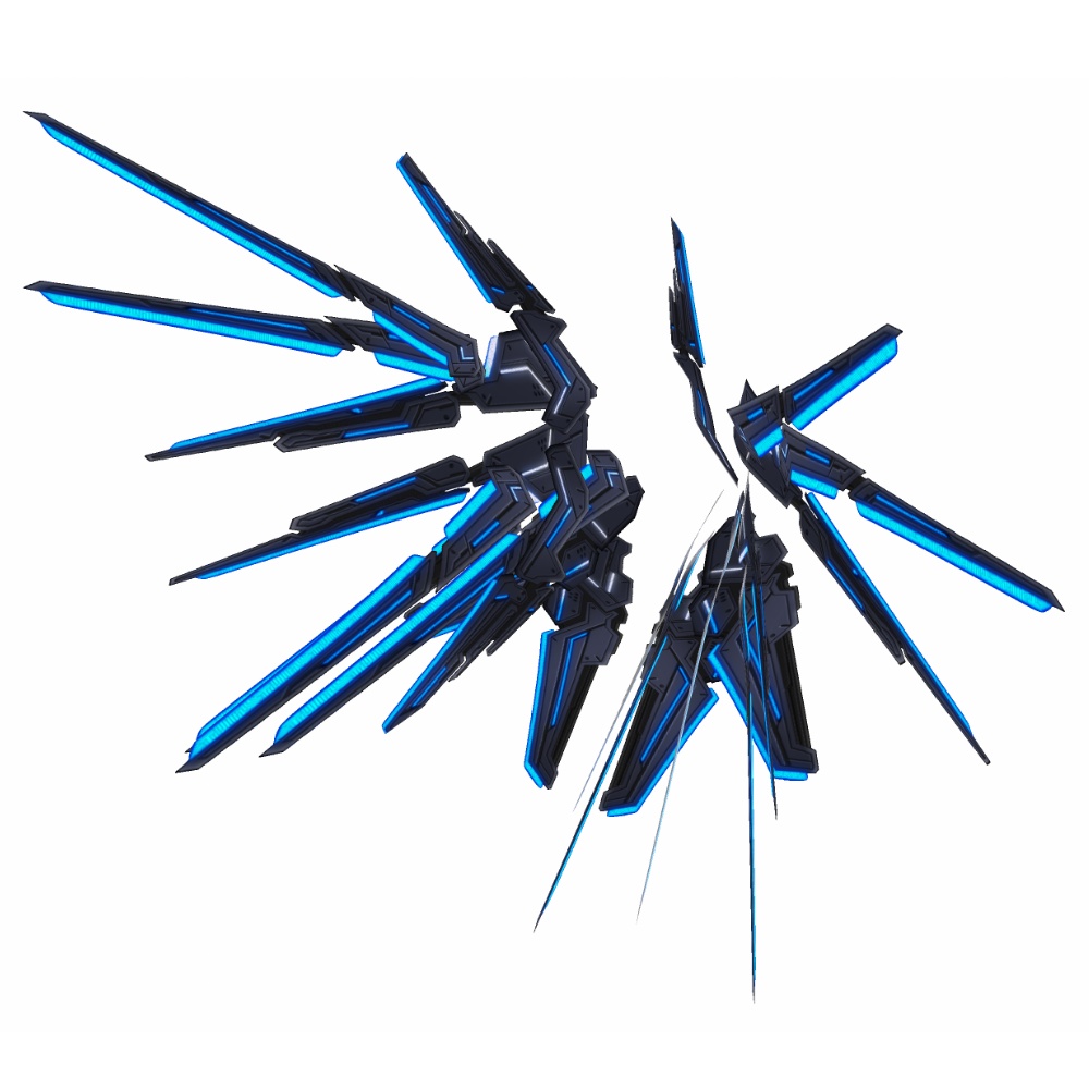 VRoid用 4色展開 フライトユニット エアリアル - Flight Unit "Aerial" 4Colors