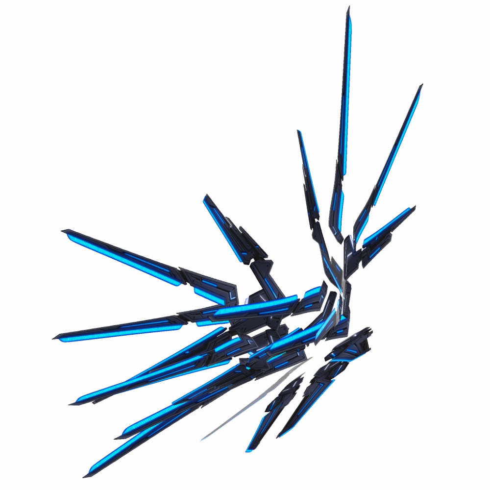 VRoid用 4色展開 フライトユニット エアリアル - Flight Unit "Aerial" 4Colors