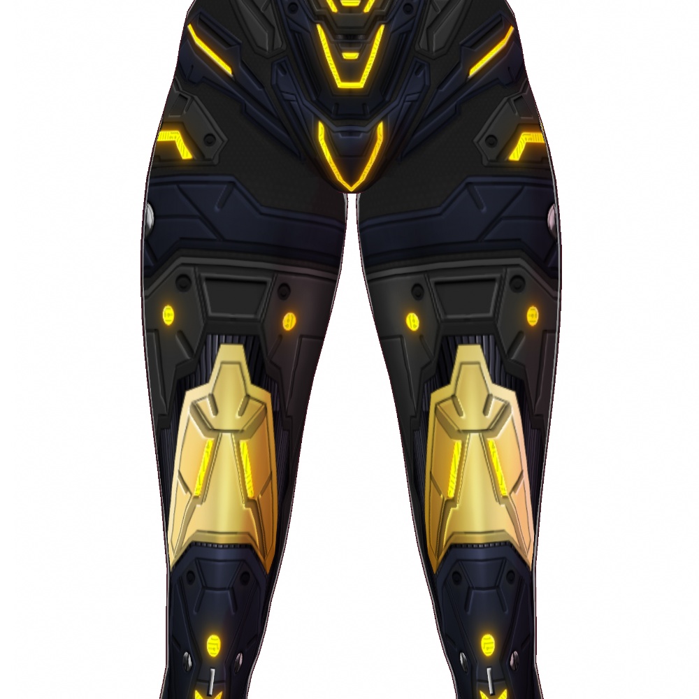 VRoid用 4色展開 サイバーアーマー第2世代 "Fortissimo" - Cyber Armor "Fortissimo" 4Colors