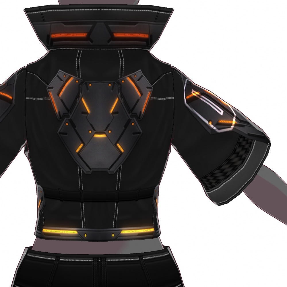 VRoid用 4色展開 サイバージャケット "W.RAI.T.H." - Cyber Jacket "W.RAI.T.H." 4Colors