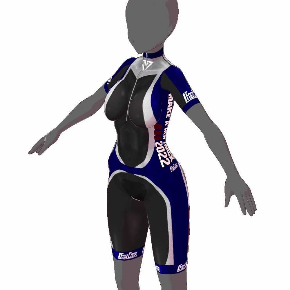 VRoid用 4色展開 サイクルウェアセット - CycleWear 4Colors