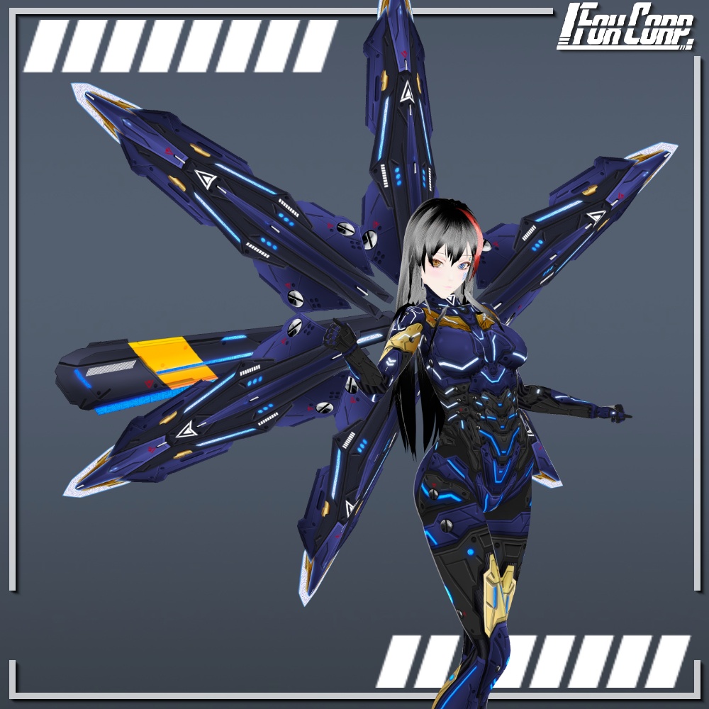 VRoid用 4色展開 アサルトユニット アイフェイオン - Assault Unit "Ipheion"