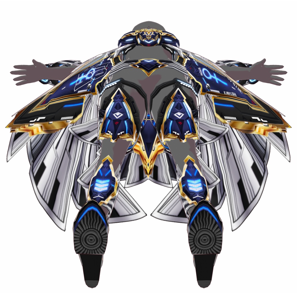 VRoid用 サイバーアーマー 第2世代 天輪弐式 - Cyber Armor 2nd GEN. "HALO Mk.Ⅱ"
