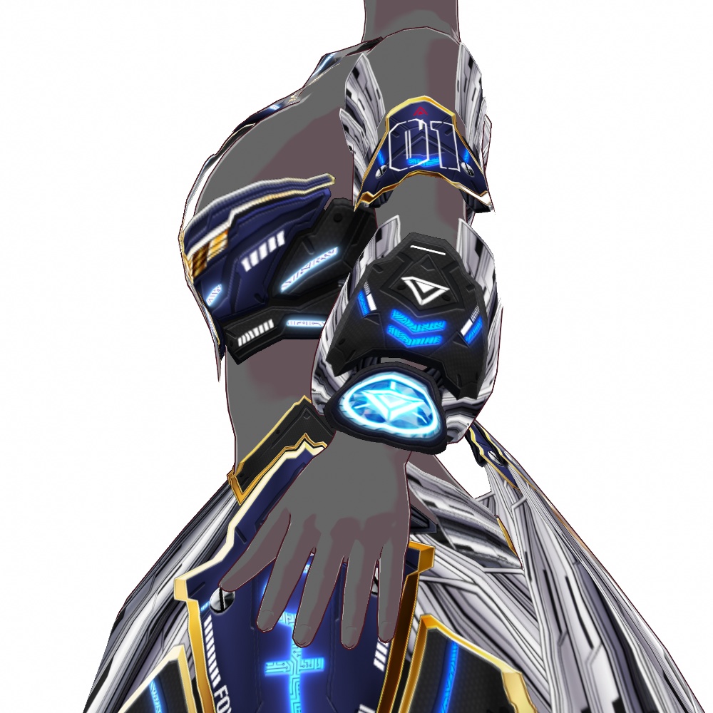 VRoid用 サイバーアーマー 第2世代 天輪弐式 - Cyber Armor 2nd GEN. "HALO Mk.Ⅱ"