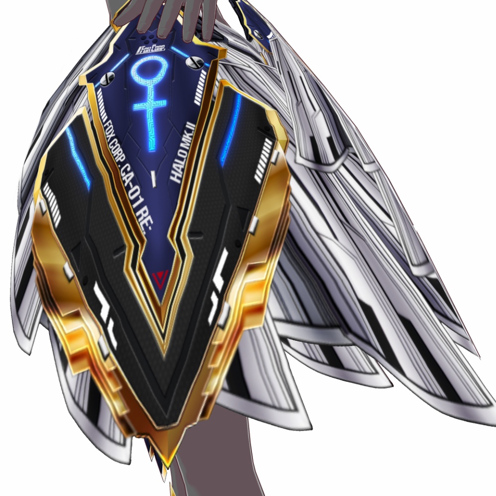 VRoid用 サイバーアーマー 第2世代 天輪弐式 - Cyber Armor 2nd GEN. "HALO Mk.Ⅱ"