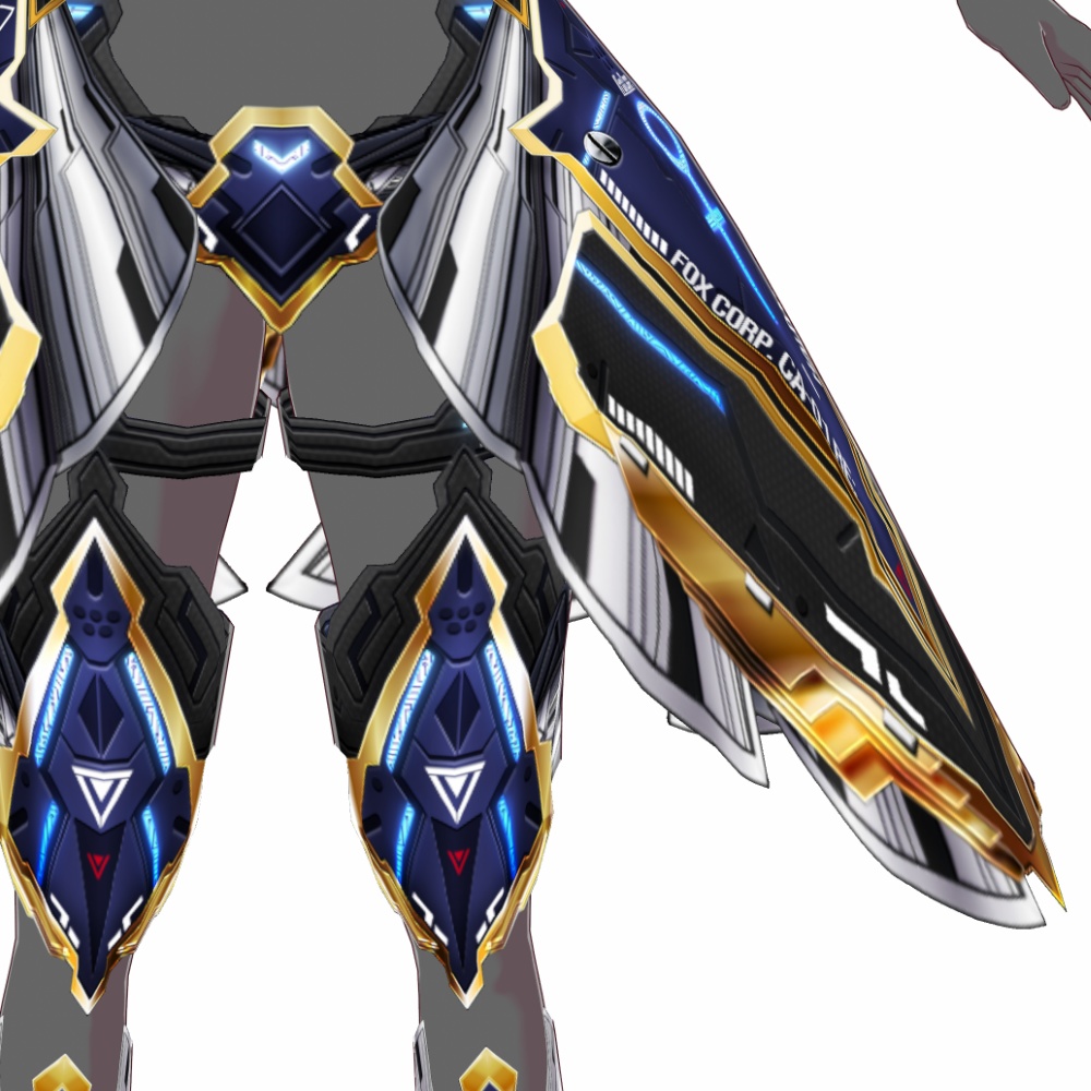 VRoid用 サイバーアーマー 第2世代 天輪弐式 - Cyber Armor 2nd GEN. "HALO Mk.Ⅱ"