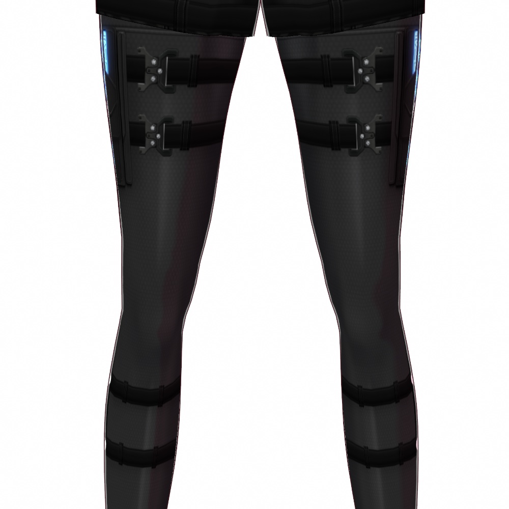 VRoid用 4色展開 サイバーアウトフィット "U.m.b.r.a." - Cyber Outfit "U.m.b.r.a." 4Colors