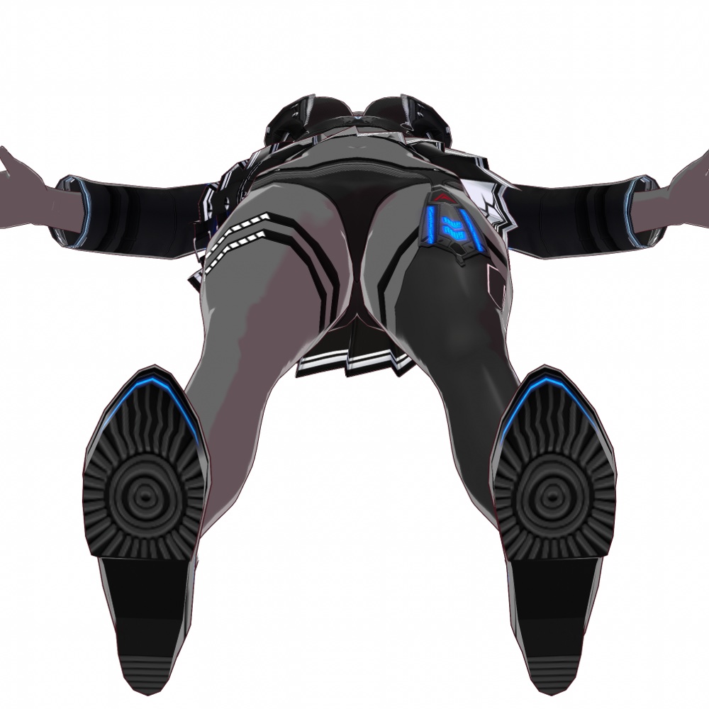 VRoid用 4色*2色展開 サイバージャケット "N.A.C.H.T." - Cyber Jacket "N.A.C.H.T." 4*2Colors