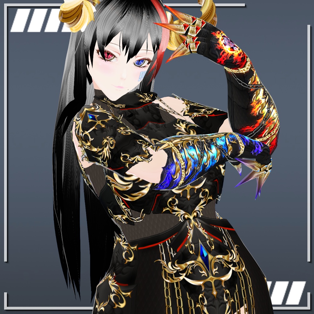 VRoid用 竜の爪/悪魔の爪 - Dragon Claws/Daemon Claws