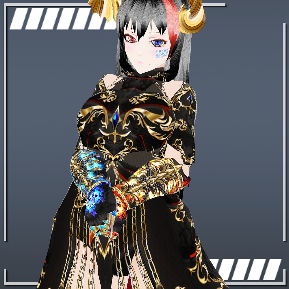 VRoid用 竜の爪/悪魔の爪 - Dragon Claws/Daemon Claws