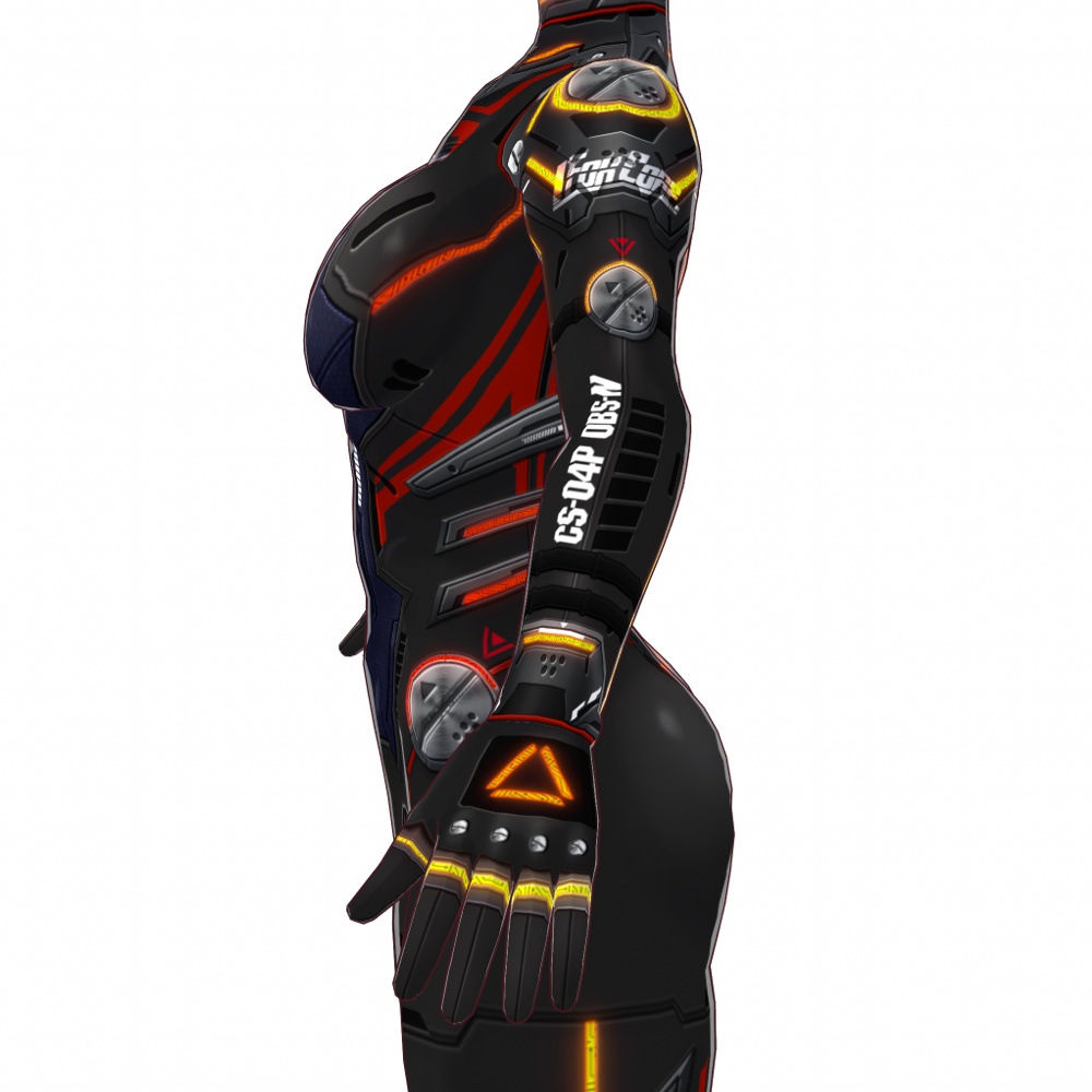 VRoid用 4色*4色展開 サイバースーツ "OBS-N" - Cyber Suits "OBS-N" 4*4Colors