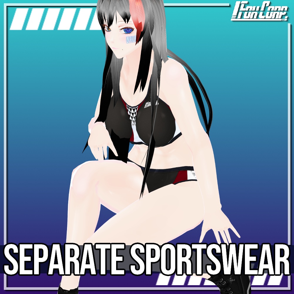 VRoid用 6色展開 セパレートスポーツウェア/水着 - Separate Sportswear/Swimsuits 6Colors
