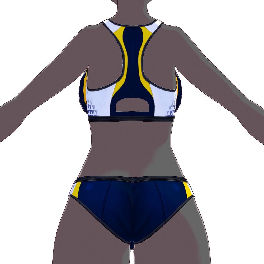 VRoid用 6色展開 セパレートスポーツウェア/水着 - Separate Sportswear/Swimsuits 6Colors