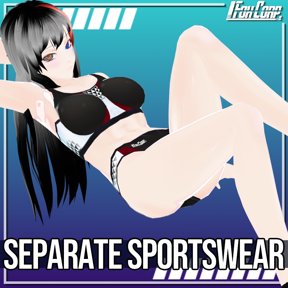 VRoid用 6色展開 セパレートスポーツウェア/水着 - Separate Sportswear/Swimsuits 6Colors