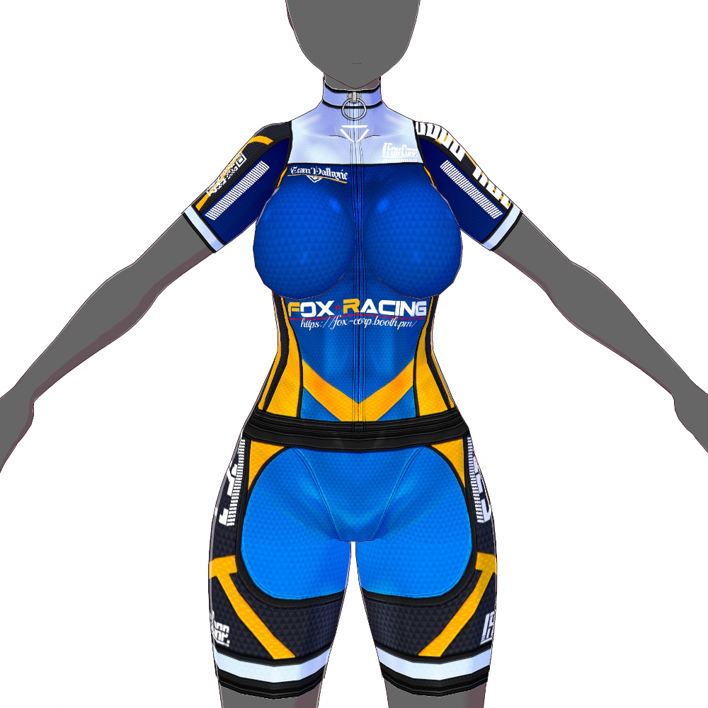 VRoid用 4色展開 サイクルウェアセット - CycleWear 4Colors