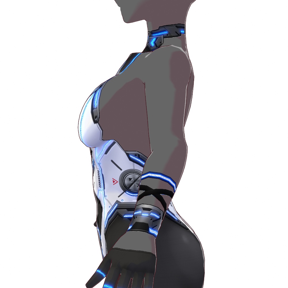 VRoid用 4x2色展開 サイバーバニースーツ - Cyber Bunny Suits 4x2Colors