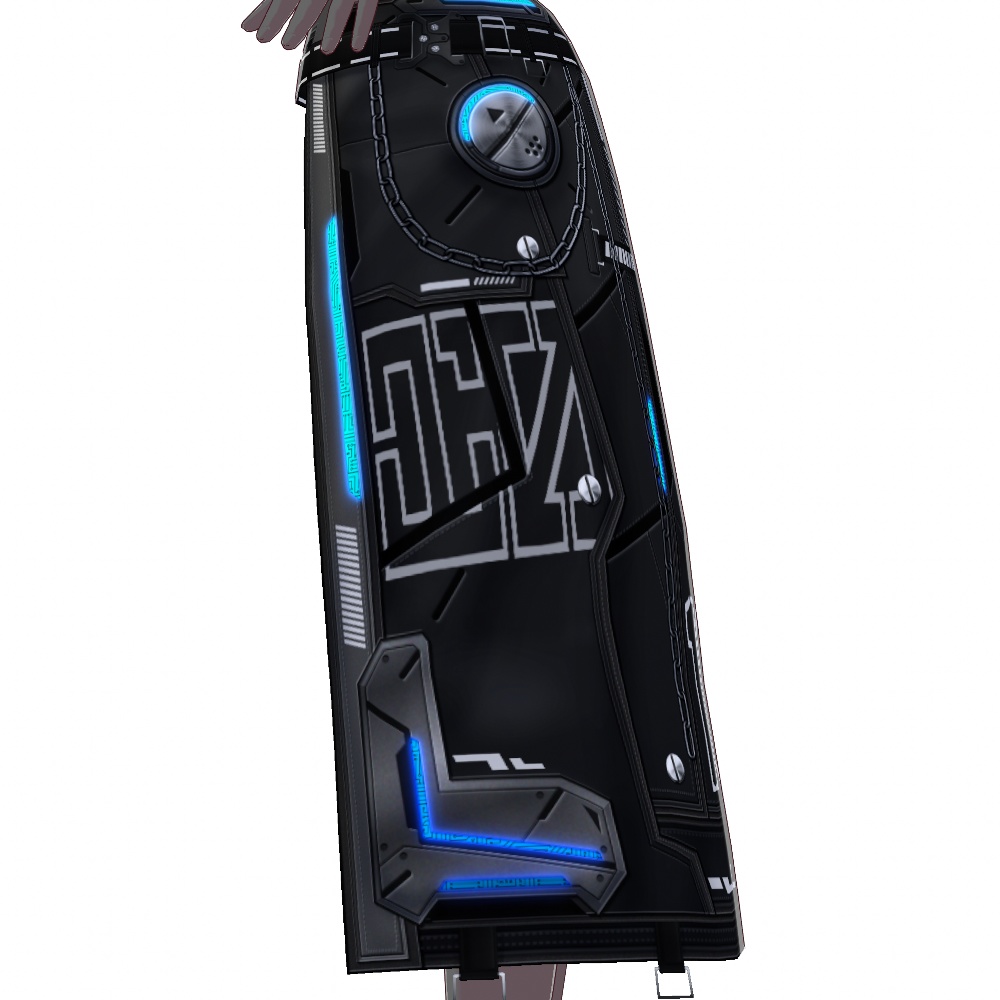 VRoid用 4x2色展開 サイバーコート "D.I.E.Z." - Cyber Coat "D.I.E.Z." 4x2Colors