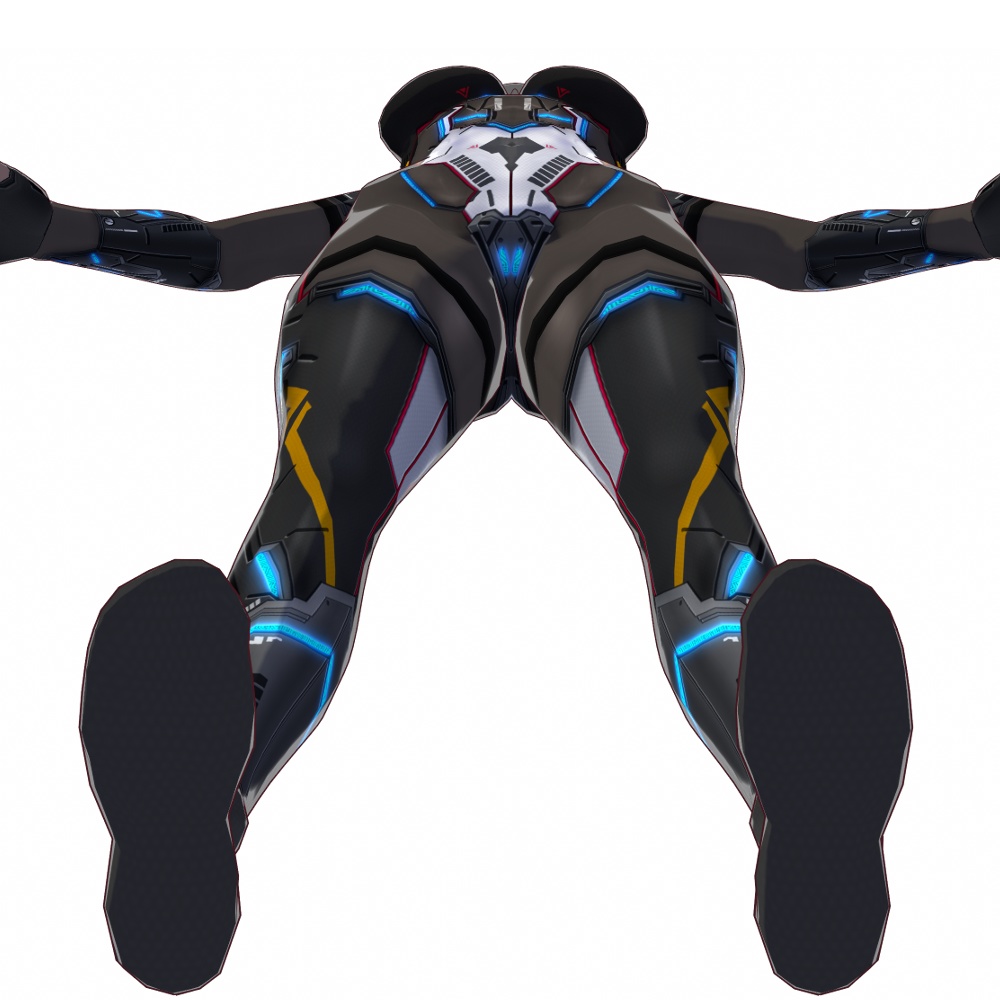 VRoid用 3色*4色展開 サイバースーツ "OBS-V" - Cyber Suits "OBS-V" 3*4Colors